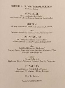 Abendessen