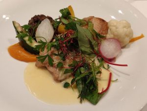 Im Ofen gebackenes Zwergwelsfilet