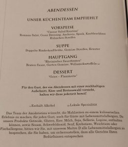Abendessen