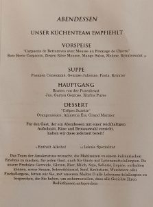 Abendessen
