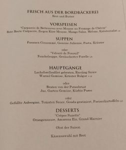 Abendessen