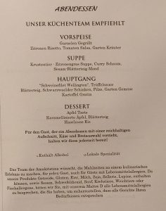 Abendessen