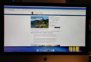 iMac auf der Kabine