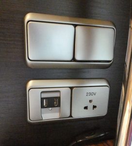 USB und Universalsteckdose