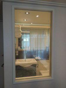 Fenster von der Kabine aus