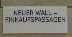 Neuer Wall - Einkaufspassagen