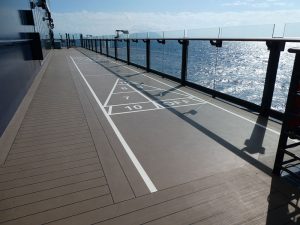 Shuffleboard beim Diamanten/Schmankerl