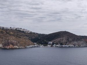 in der Caldera von Milos