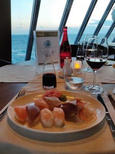 Abendessen mit Aussicht