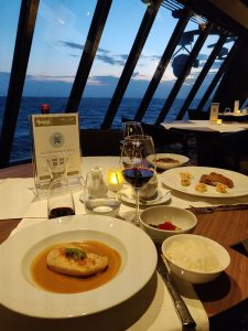 Abendessen mit Aussicht