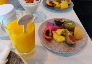 Frühstück in der X Lounge
