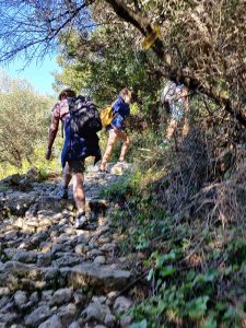 Start der Wanderung