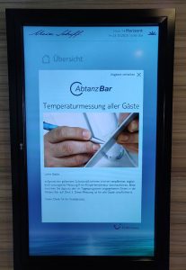tägliche Temperaturmessung