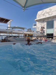 Relaxen im Whirlpool