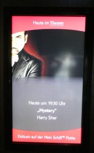 Harry Sher im Theater