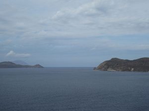 in der Caldera von Milos