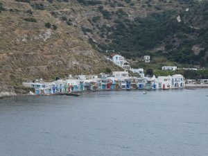 in der Caldera von Milos