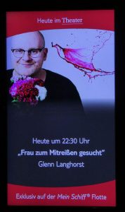 Comedian Glenn Langhorst im Theater