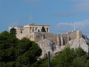 Blick zur Akropolis