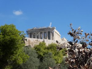 letzter Blick auf das Parthenon