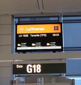 LH 1838 nach Teneriffa Süd