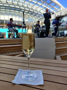 Champagner zur Begrüßung