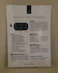 Anleitung Wanne