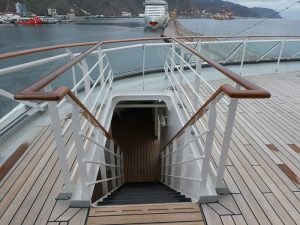 Außendeck vorne Deck 8