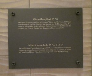Mineraldampfbad