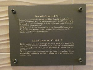 Finnische Sauna