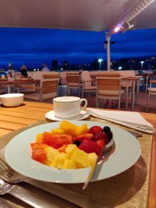 Frühstück mit Aussicht