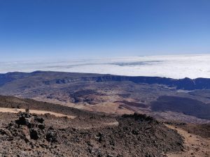 Aussicht über den Krater