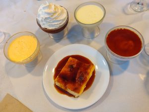 Dessertauswahl