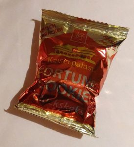 Glückskeks zum Abschied
