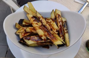 El Deseo - Frittierte Auberginen mit Palmhonig