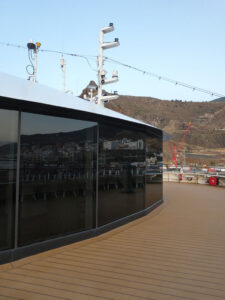 Außendeck Observation Lounge