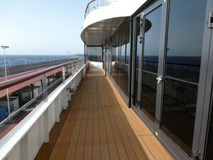 Außendeck Observation Lounge