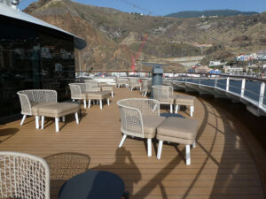 Außendeck Observation Lounge