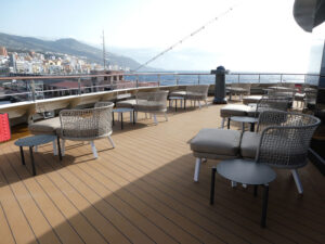 Außendeck Observation Lounge