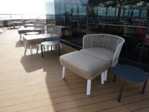 Außendeck Observation Lounge