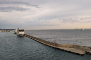 Abschied von Civitavecchia