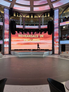 Probe im Colosseo