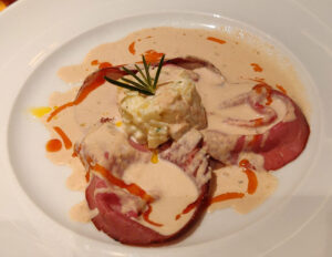 Vitello Tonnato mit Kartoffelsalat