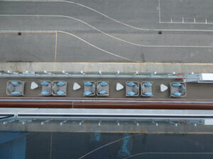 Blick vom Balkon