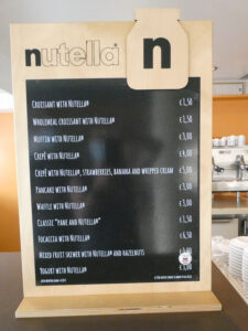 Nutella at Costa