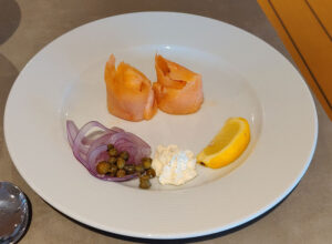 Lachsfrühstück