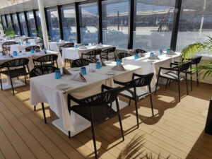 Barbeque auf dem Lido Deck