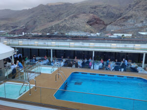 Barbeque auf dem Lido Deck