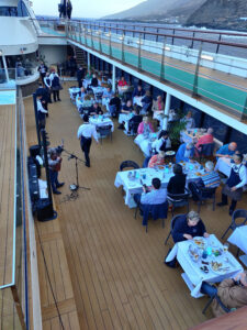 Barbeque auf dem Lido Deck