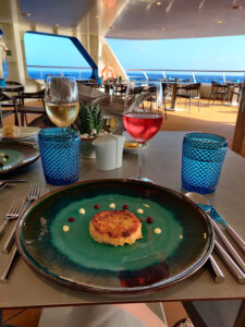 Abendessen mit Aussicht